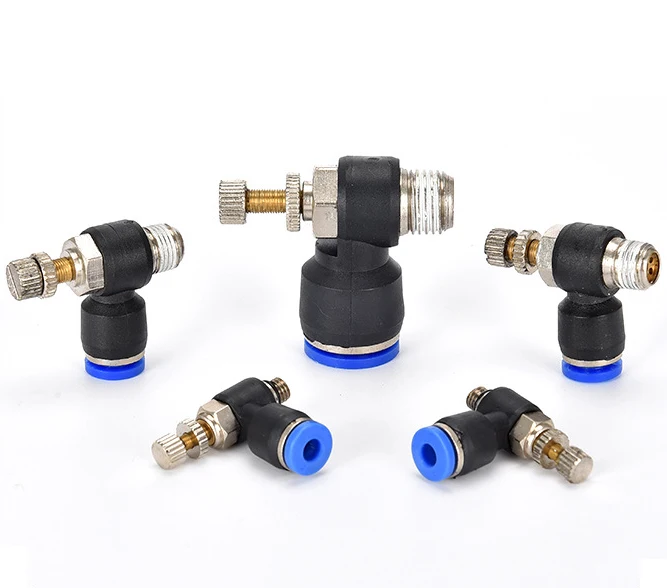 One-Way Speed Control SL6-01 Throttle Valve SL8-02 Connector SL4-M5 Fast SL10-02 Pneumatic Connector