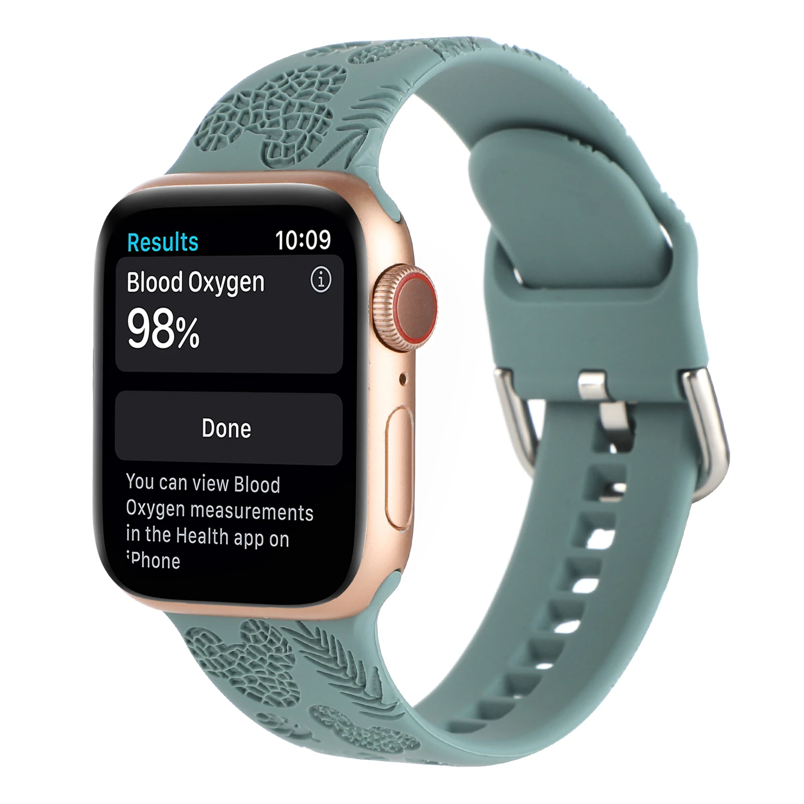 حزام سيليكون لساعة أبل الفرقة الكرتون النقش نمط ورقة سلسلة ل Iwatch40 41 42 44 45 49 مللي متر المرأة لطيف معصمه