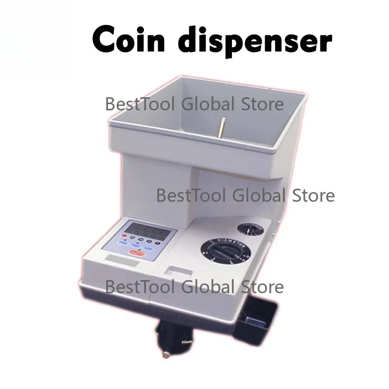 Máquina Contadora de Monedas SE-400 de Alta Velocidad con Pantalla LED, Apta para Monedas Globales, 110/220V, 1 Unidad