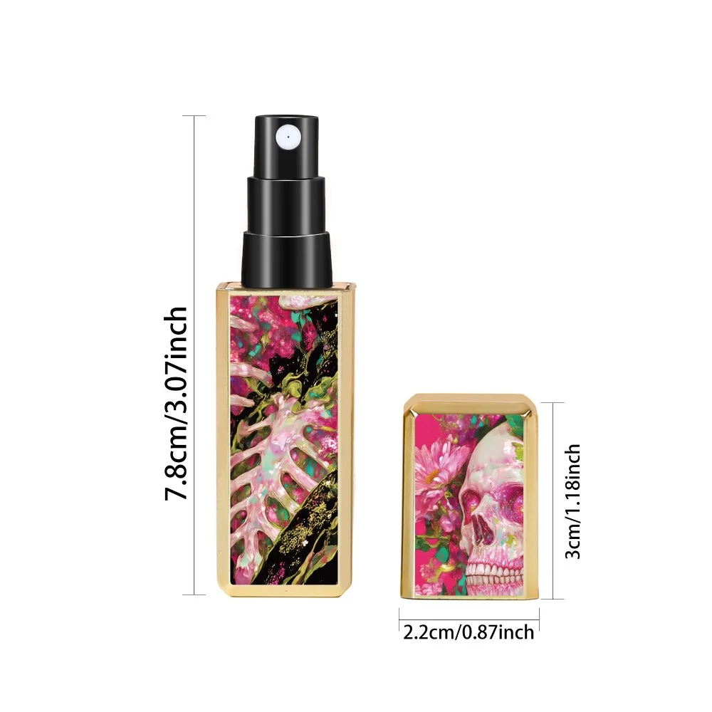 New 5ml Mini Perfume Bottle Empty Portable Empty Cosmetic Containers Refillable Storage Sprayer Spray Rotating Bottle