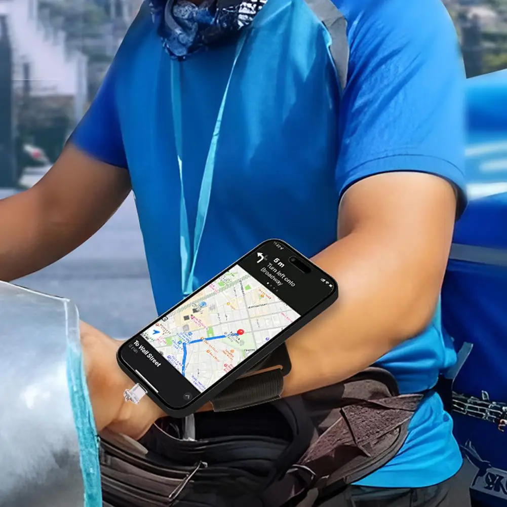 Новый ремешок на запястье, магнитный держатель для телефона с веревкой против потери, универсальный для мобильного телефона, вождения автомобиля, навигации, спортивной подставки, кронштейн