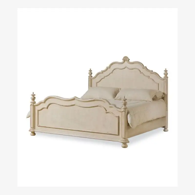 

Solid wood bed 1.8 meters double bed, old antique white solid wood bed, light luxury small apartment 1.5 meters oak wedding bed