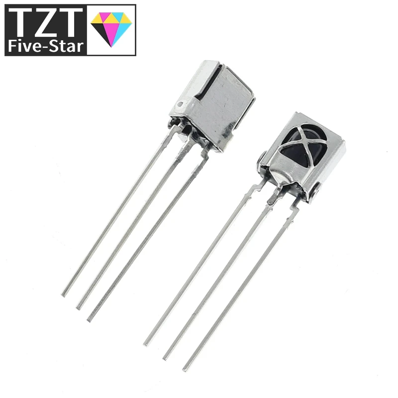 TZT 10pcs Universal IR Infrared Receiver TL1838 VS1838B 1838 38Khz wholesale