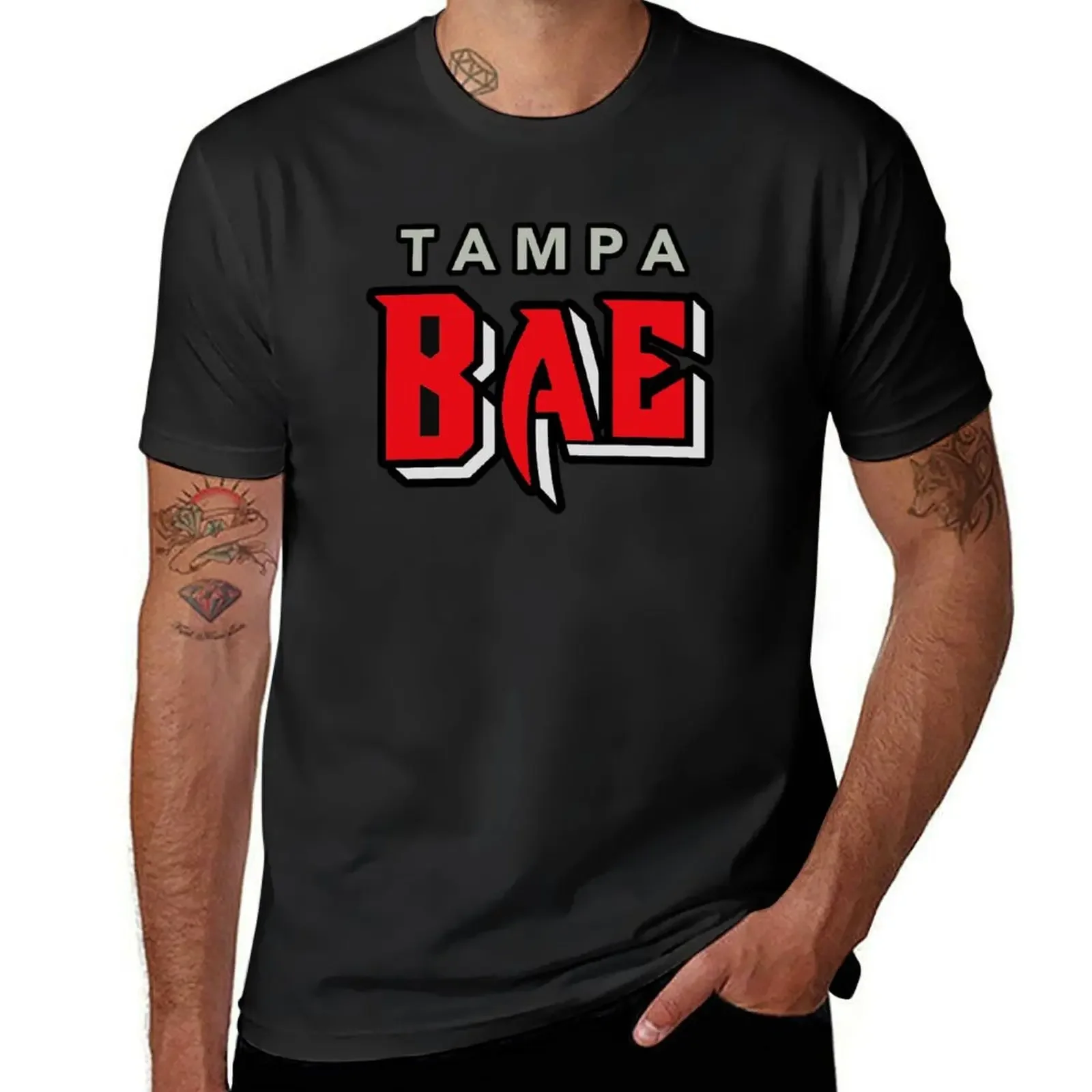 

TAMPA BAE FUNNY SHIRT AND STICKER T-Shirt vintage clothes anime stuff quick-drying quick drying men t shirt