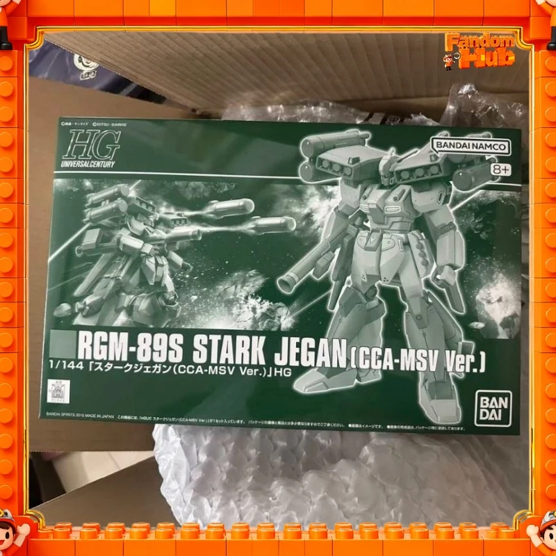 In Stock Premium Bandai Hguc 1/144 Rgm-89s Stark Jegan Cca-Msv Ver. Plastic Model Kit Toy Gift