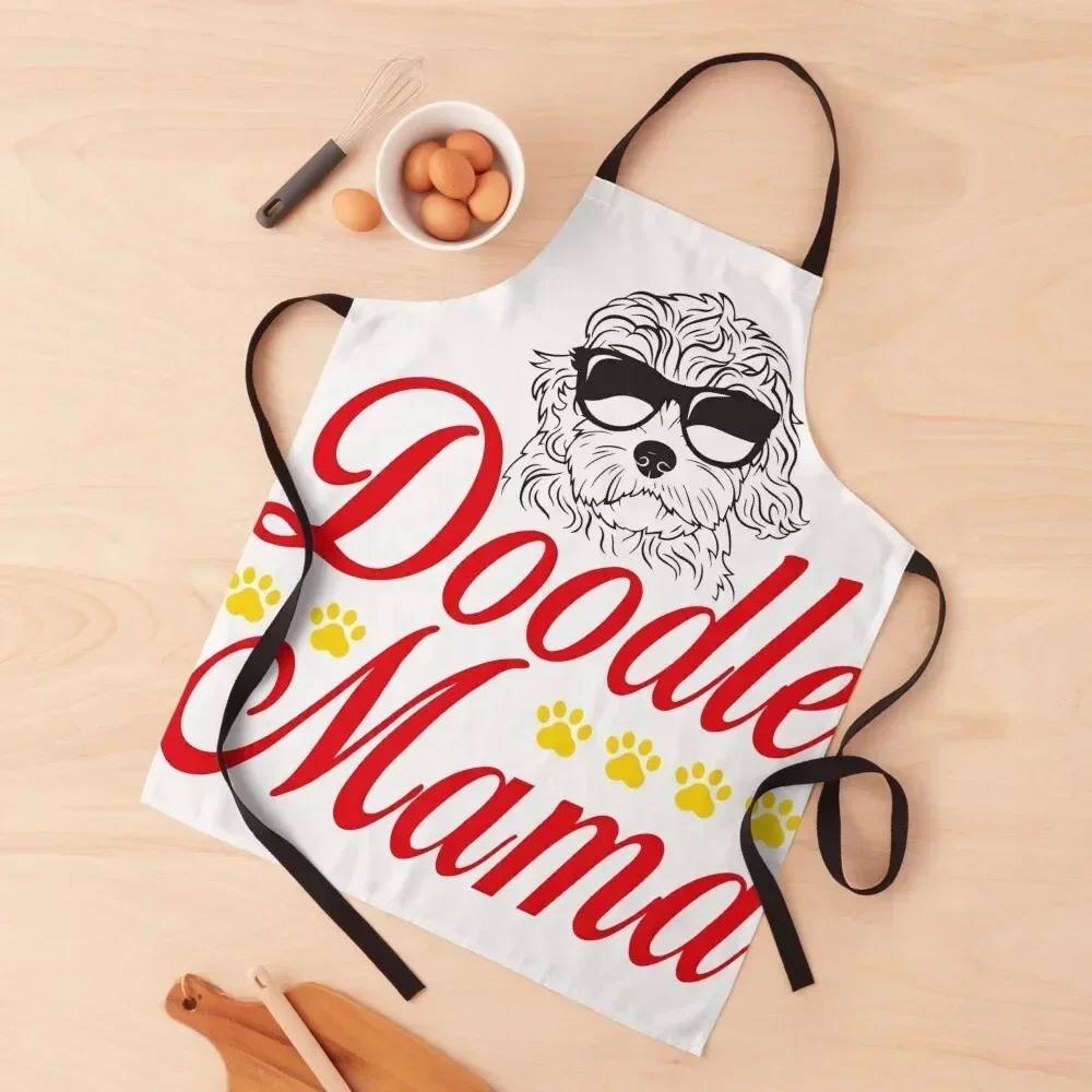 

Golden Doodle Mama Unisex Doodle Mom Gift Apron For Men For Kitchen Women Apron