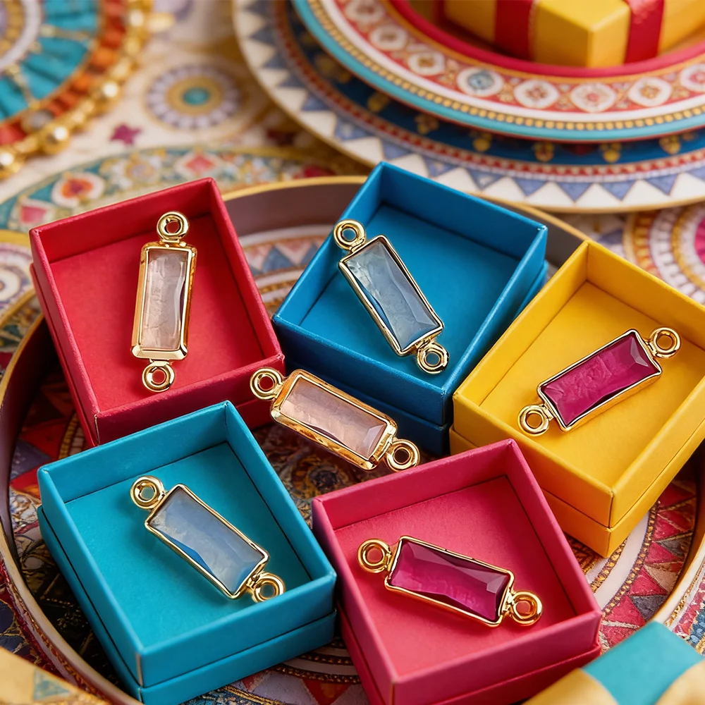 

Cordial Design, 50 шт., 3*12 мм, хрустальные соединители/изготовленные вручную/фурнитура и компоненты для ювелирных изделий/медь, аксессуары для рукоделия/DIY, подвески с фианитами # 196118