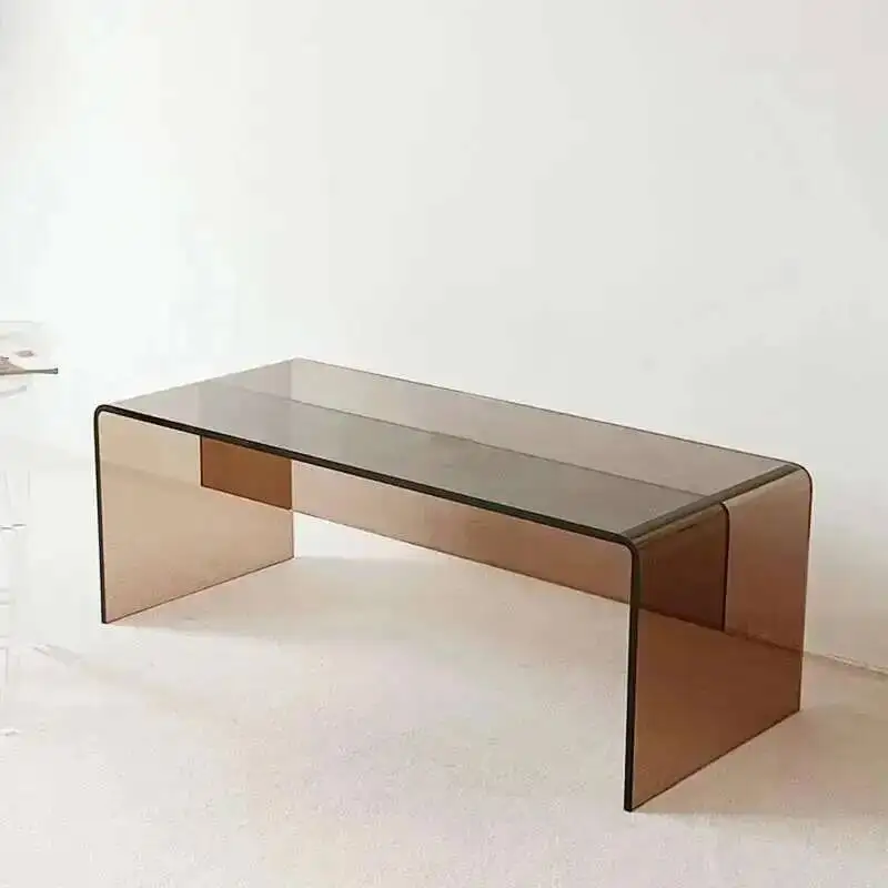 

Home Furniture Acrylic Nordic Stools for Bedroom Transparent Stools Creative Ottomans Luxury Clothing Store Ins Bench Seat Puffs