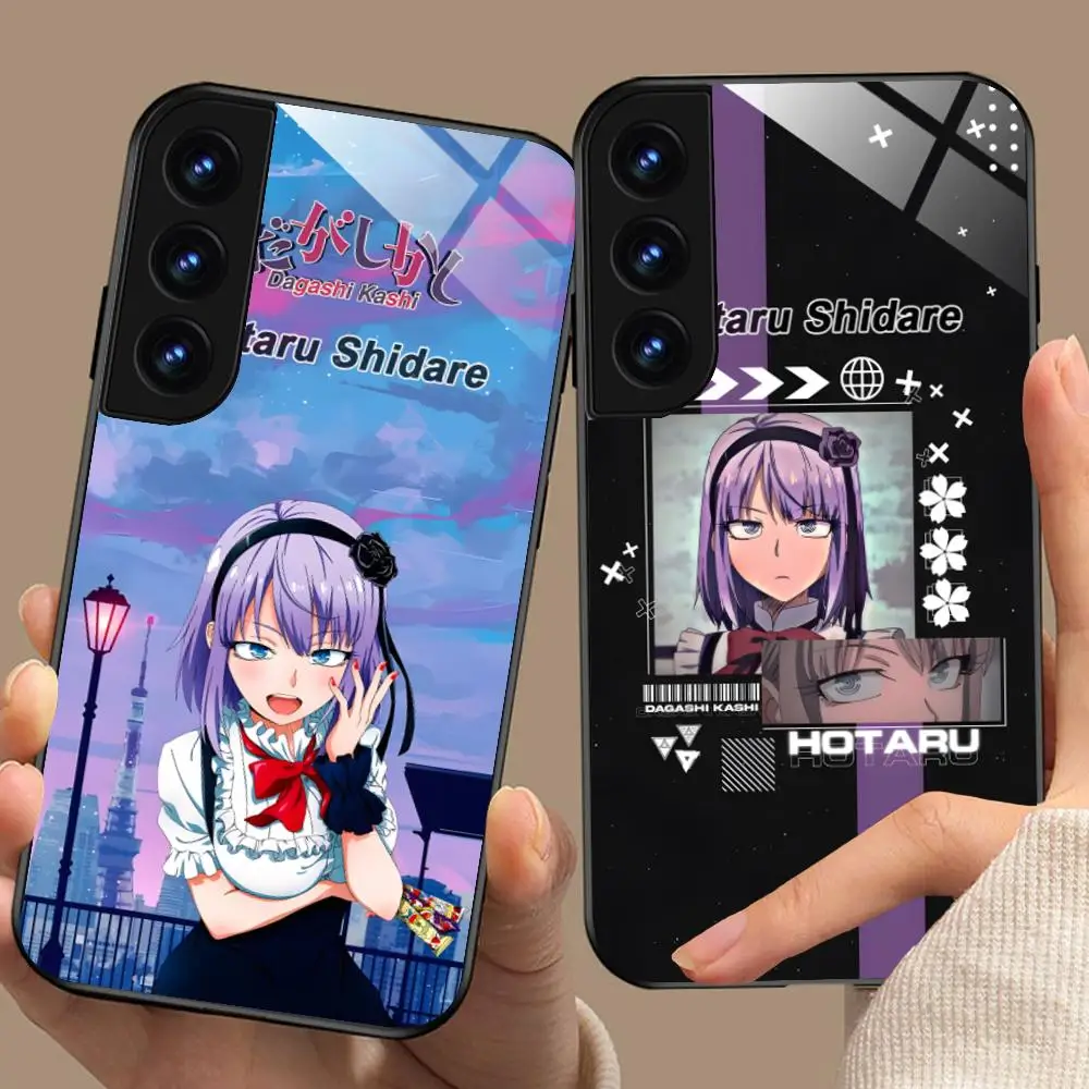 Dagashi Kashi Hotaru Mobile Phone Case for Samsung Galaxy S26 S25 S24 S23 S22 S21 S20 Note20 Plus FE Ultra Glass Colorful Cover