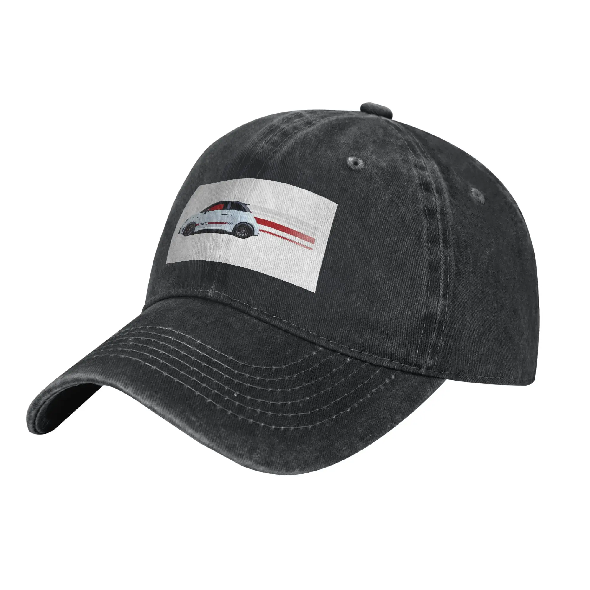 Abarth 595 Fan Art Hot Hatch Italian Fashion Baseball Cap  Retro Hat  Road Travel Hat