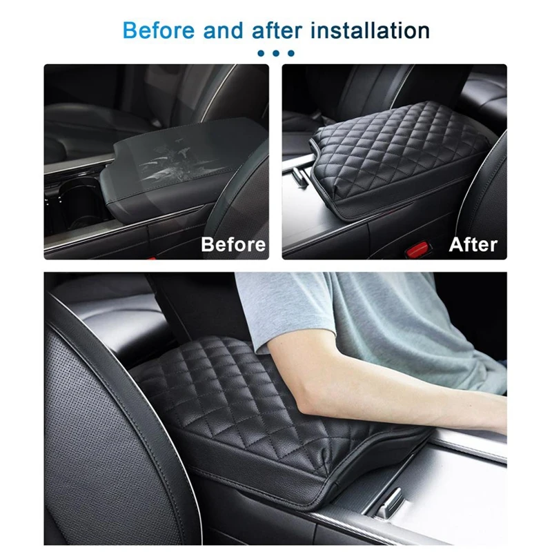 For Palisade 2019-2021 Armrest Box Cover Central Control Container Pad Auto Interior Dedication Car Accessories