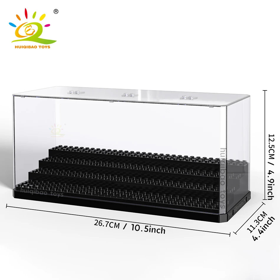 Christmas Dustproof Figures Display Case Box Show Case For Model Collection Building Blocks Display Box Bricks Toy Adult Gift