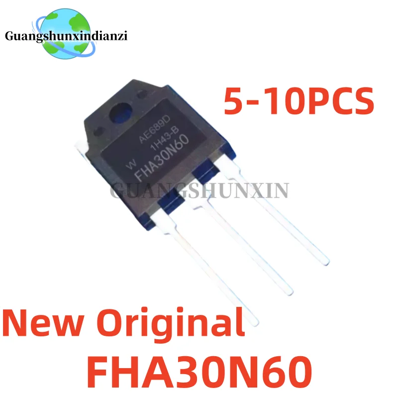 5-10Pcs/Lot FHA30N60 30N60 FHA30N60W TO-3P 25A 600V N-channel Power MOSFET Transistor 100% New Original
