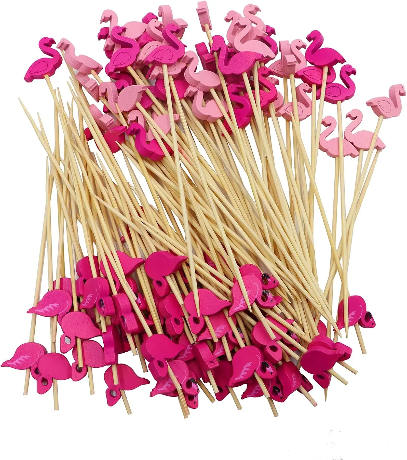 

Picks Bamboo Toothpicks Disposable Fruit Sticks for Appetizers Fruits Sandwich Burger BBQ Cocktail Party Supplies Fancy Sticks F