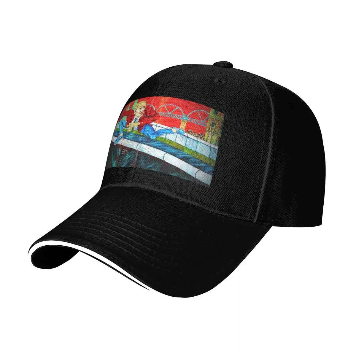 Berlin Wall Graffiti Artwork Street Art Germany Baseball Cap Casual Daily Wear Quick Dry Performance Cotton Twill Breathable