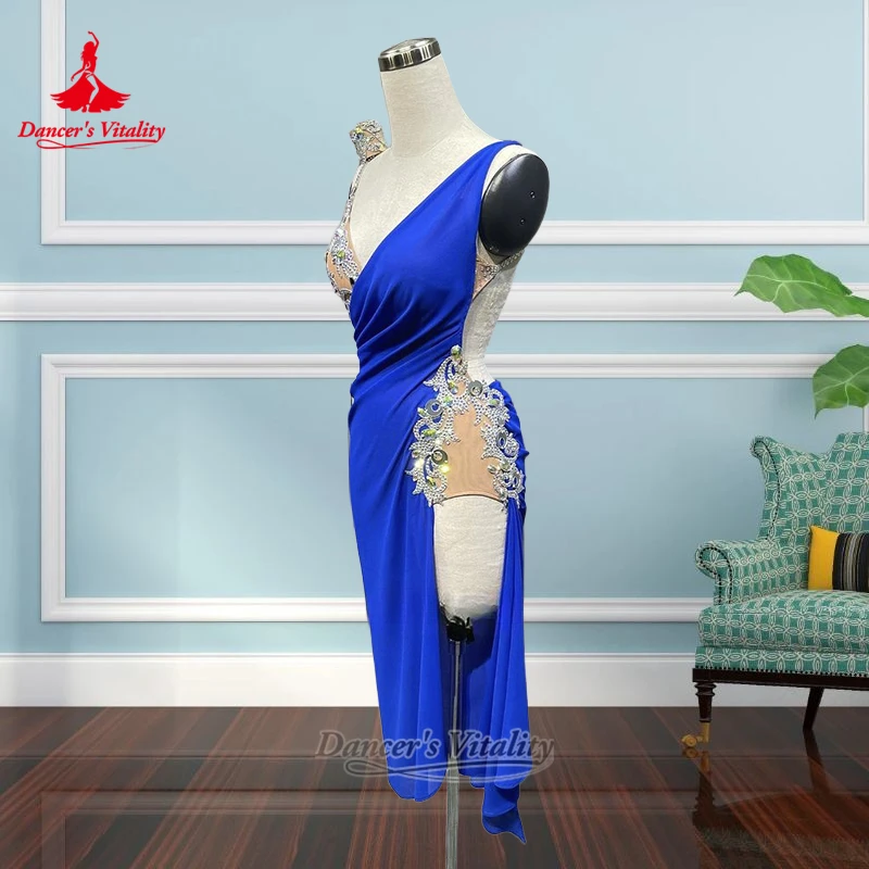 Adult Chacha Samba Jive Perform Clothing Female Latin Sexy Sling Backless Contest Dresses Advanced Customized Dancer's Vitality
