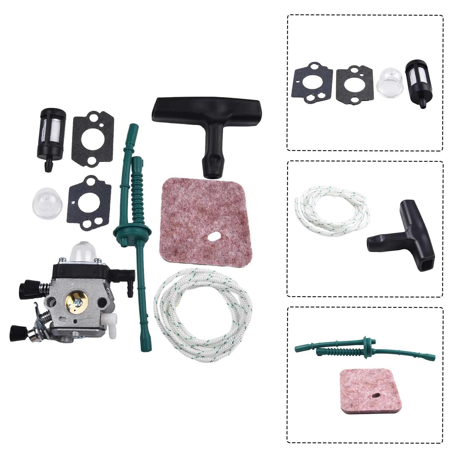 Cutters Carburetor FS46 FS55 FS55R FS55 Fuel Filter Gaskets Handle Air Filter C1Q-S143 C1Q-S153 Trimmers C1Q-S186