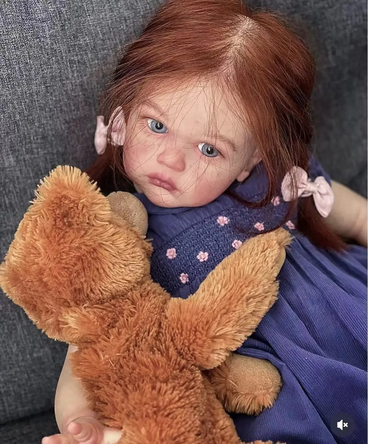 Customized Limited Supply24inch Reborn Baby Mattia With Hand-Rooted Hair Already Finished Doll With Freckles on the Face