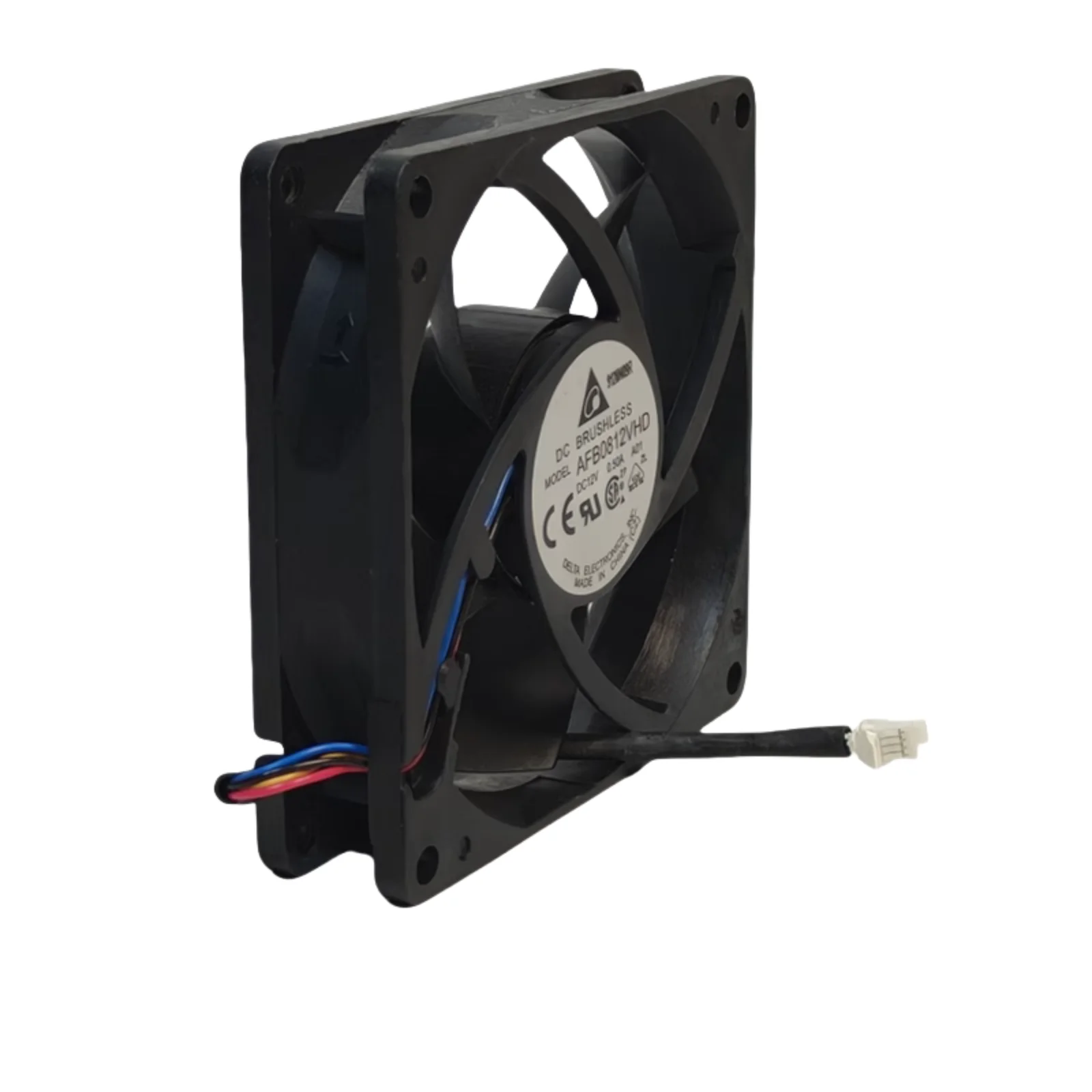 

80mm fan for Delta AFB0812VHD 80x80x20mm Dual Ball Bearing Cooling Fan - 12V 0.5A 6200RPM High-Speed PWM PC Case Fan