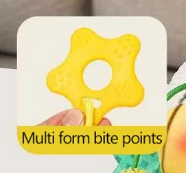 【BBS】Juguete de animación con cordón colgante para cama de bebé, sonajeros para bebé recién nacido, juguetes de cuerda para tirar, juguetes de dibujos animados, juguete educativo Montessori para bebé
