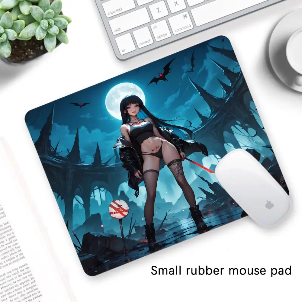 Gaming-Mauspads Anime Company Tischset Kleine Laptop-Schreibtischunterlage Hochwertige Schreibtischunterlage Otaku Rutschfeste Anime Table Girl