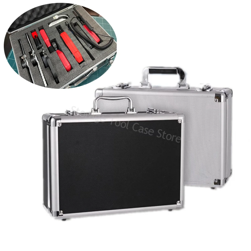 Aluminum Tool Box Large Portable Display Box Instrument Equipment Case Aviation Suitcase Aluminum Hard Case Toolbox Organizer