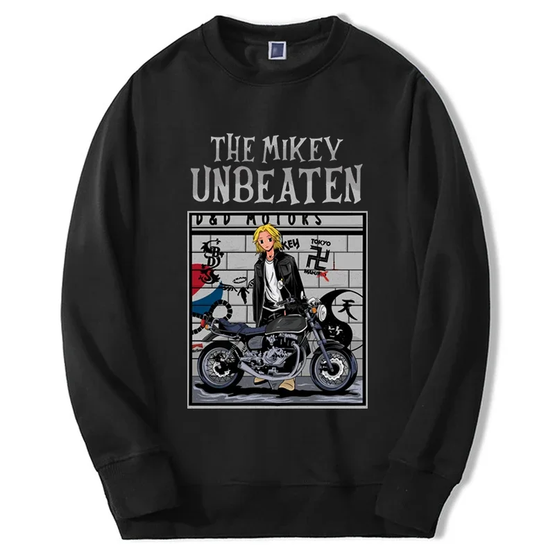 Tokyo Revengers Sweatshirts Hoodies Men Women Mikey Anime Graphic Pullovers Harajuku Long Sleeve Round Neck Moletom Sudaderas