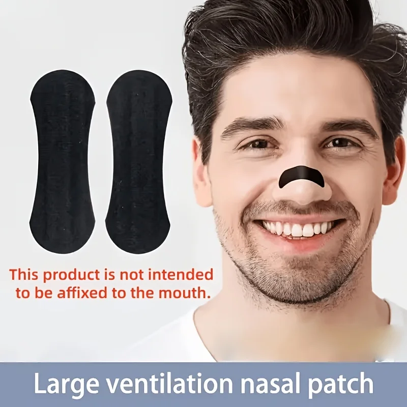 15pcs Black Sports Nose Patch-breathable Nose Patch, Suitable for Sports and Daily Activities, Easy to Wear and Remove