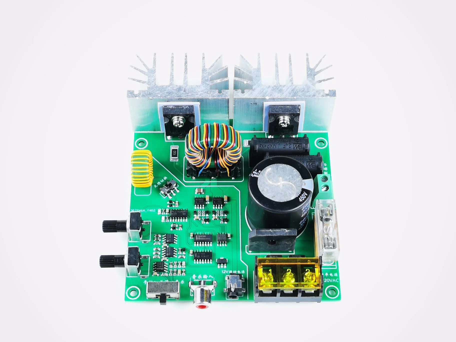 sstc-solid-state-tesla-coil-half-bridge-integrated-finished-drive-plate