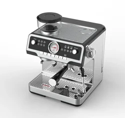 Ulka pomp espressomachine met bonenmolen commerciële koffiezetapparaat Italiaanse koffiemachine voor Mokka Latte Cappuccino