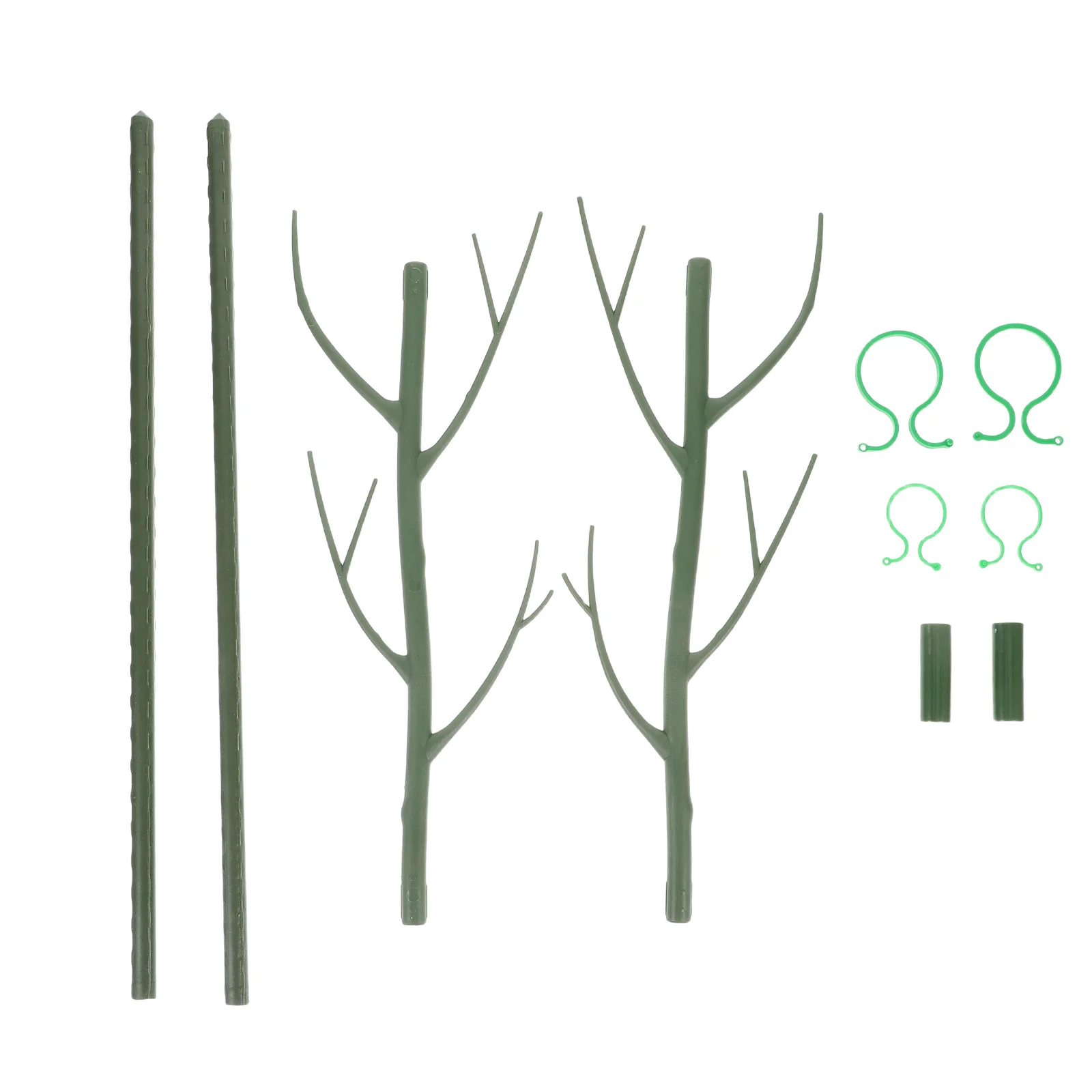 

2Pcs Plant Support Rack Climbing Trellis for Potted Plants Leaf Shape Design Heavy Duty Vine Support for Balcony Garden Home