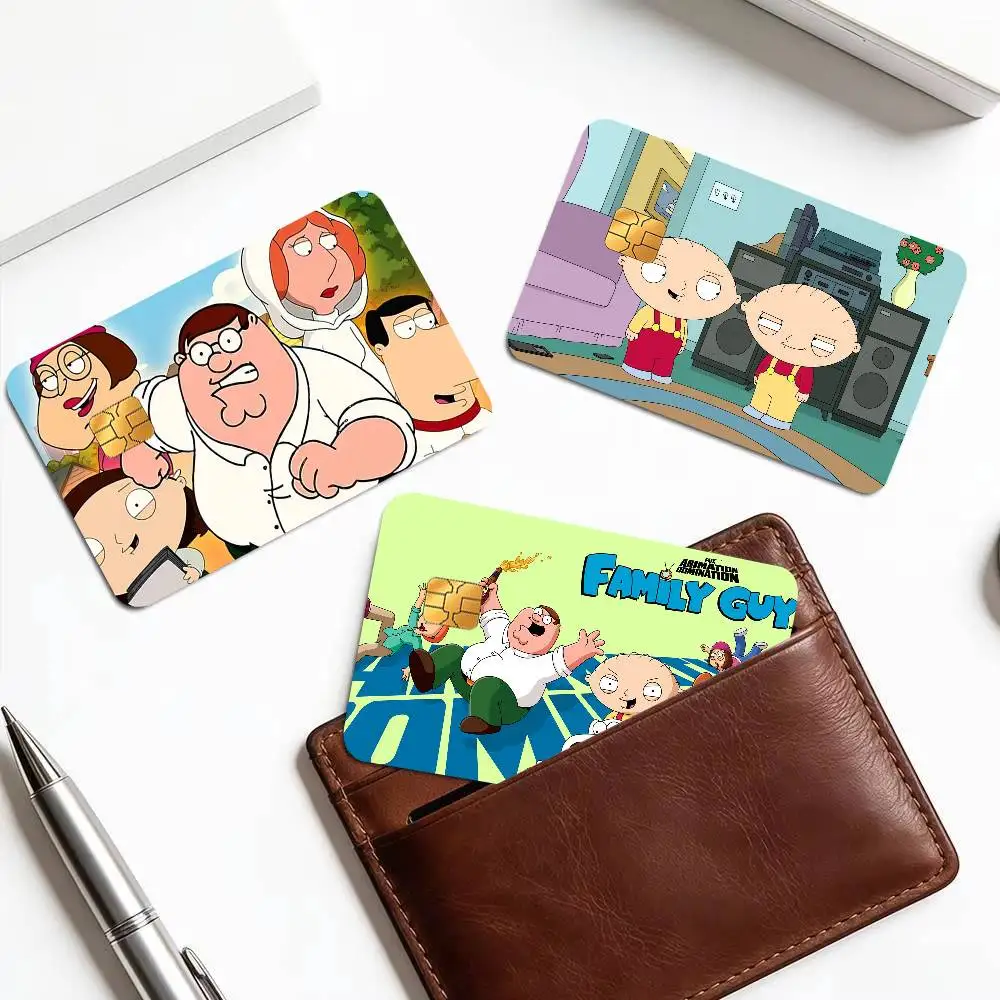 Magic Shark Funny Familys Guys Peter  Spend or Save Funny Shell Ultra Thin No Fade Sticker Cover Film for Debit Credit Card