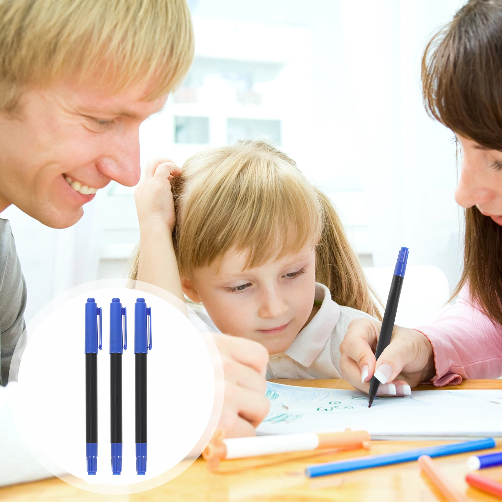 

Outline Drawing Marker Double Ended Pen Multipurpose Oil Based Paint Markers Oily