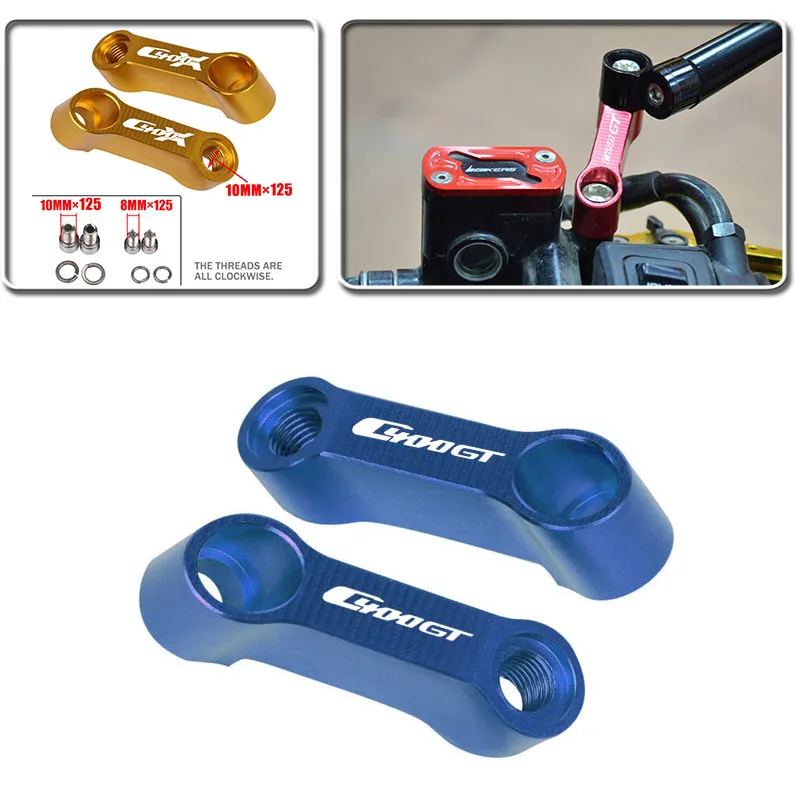 Motorcycle For BMW C400X C400GT C650GT C650 GT C400 X GT C 400 650GT Rearview Mirrors Riser Extension Extend Adapter Bracket