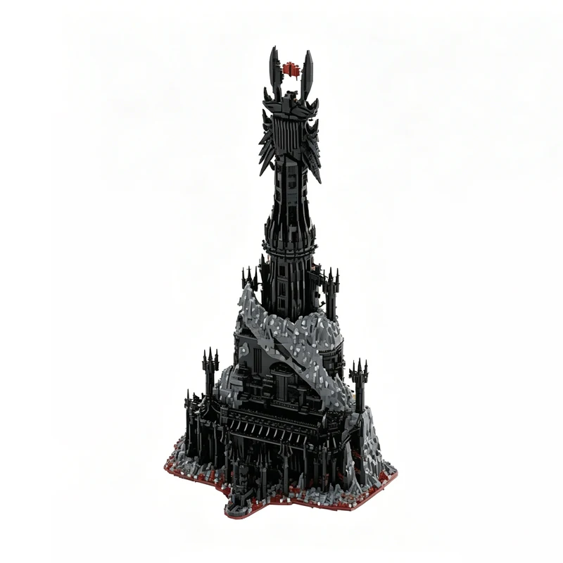 17693Pcs Ucs Barad-Dur Complete Bundle Building Blocks Educational Diy Assembly Toy Gift The Rings Fans And Collection Display