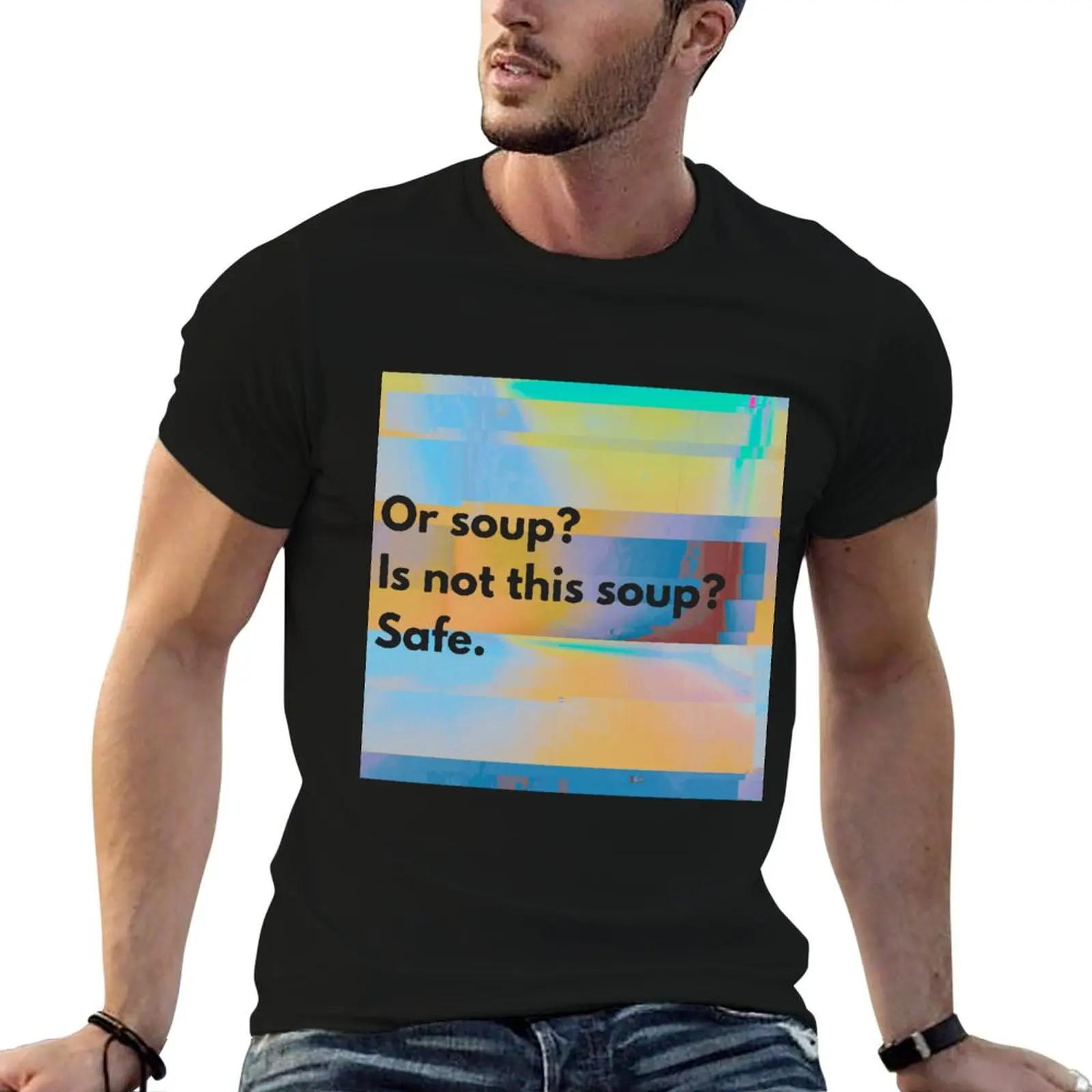 T-shirt A Poem of Soup, coupe ample et décontractée, pour l'été
