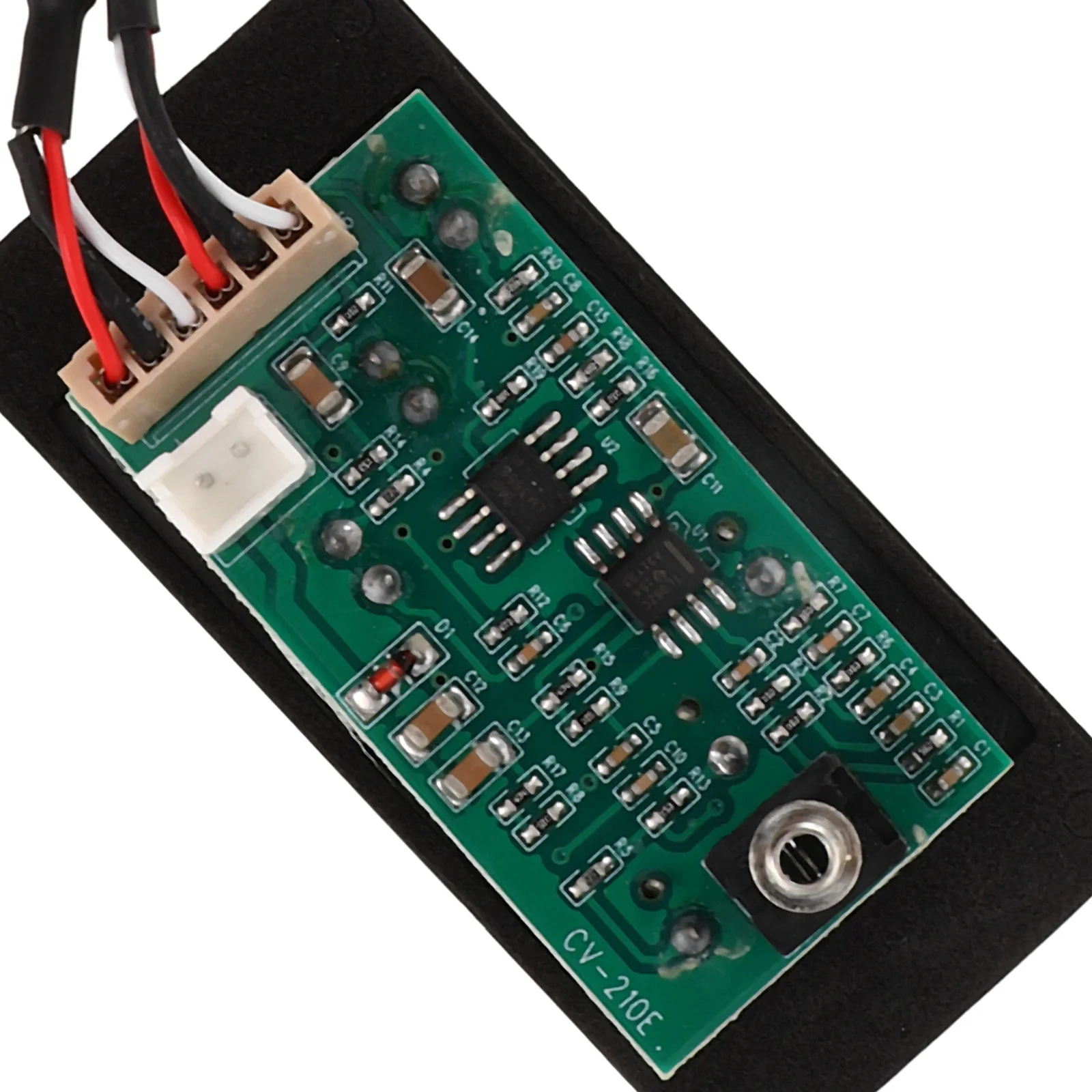 لاقط كمان كهربائي أسود عالي الدقة كابل محمي كهرضغطية صامت Eq ملحقات استوديو المسرح تحت السرج