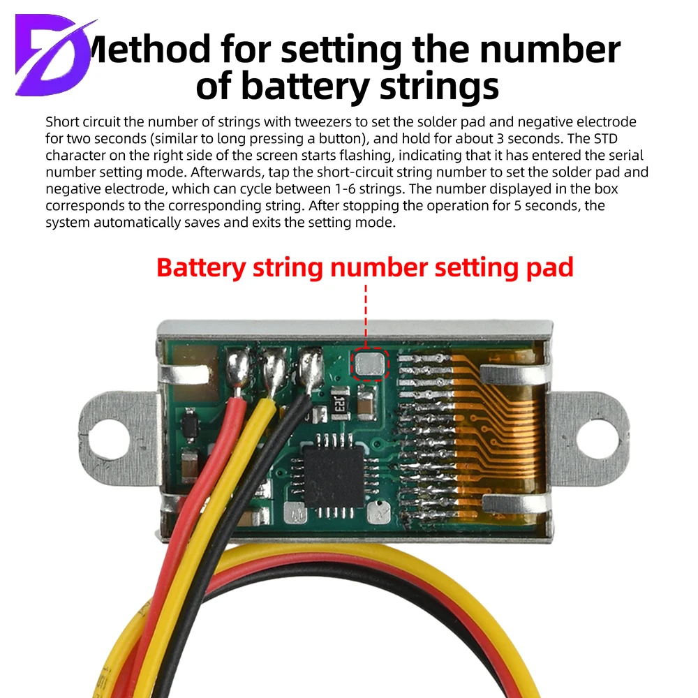1-5pcs Dc 0-30v Ultra-thin Mini Digital Voltage And Power Meter With 0.5-inch Oled Display Digital Voltage And Electricity Meter
