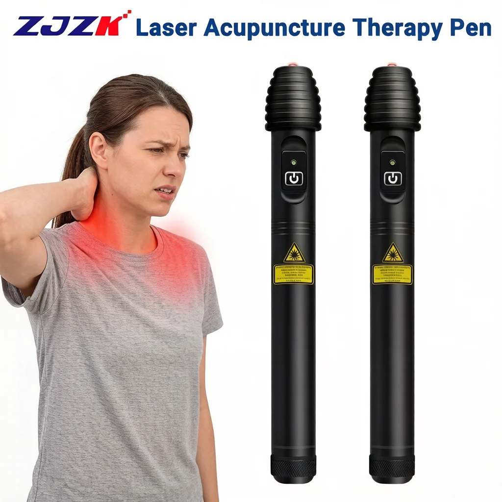 

2026 Advanced 500mW Acupuncture LLLT Infrared Light Laser Pen Pet Behandling Red Light Laser Therapy Device for Nerve Pain Trea