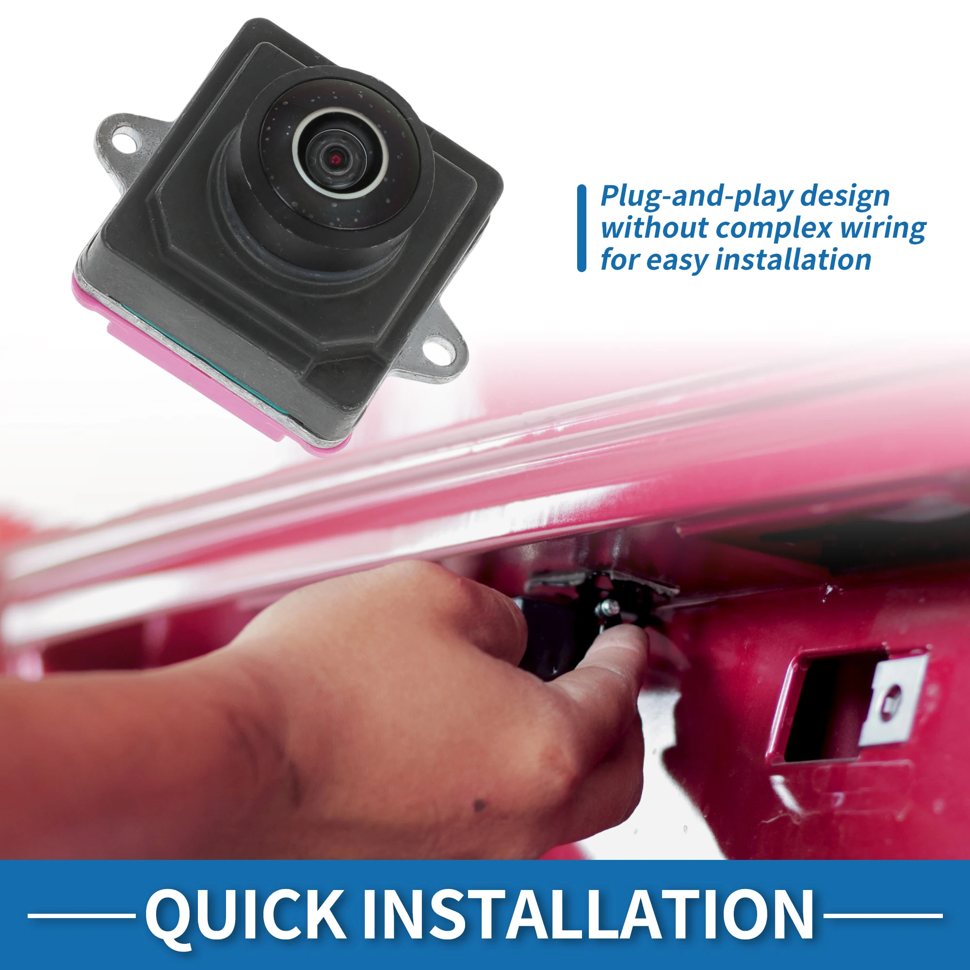 UXCELL Rear View Camera for Jeep Wrangler Park Assist Backup Reverse Camera Replace No.68452959AC