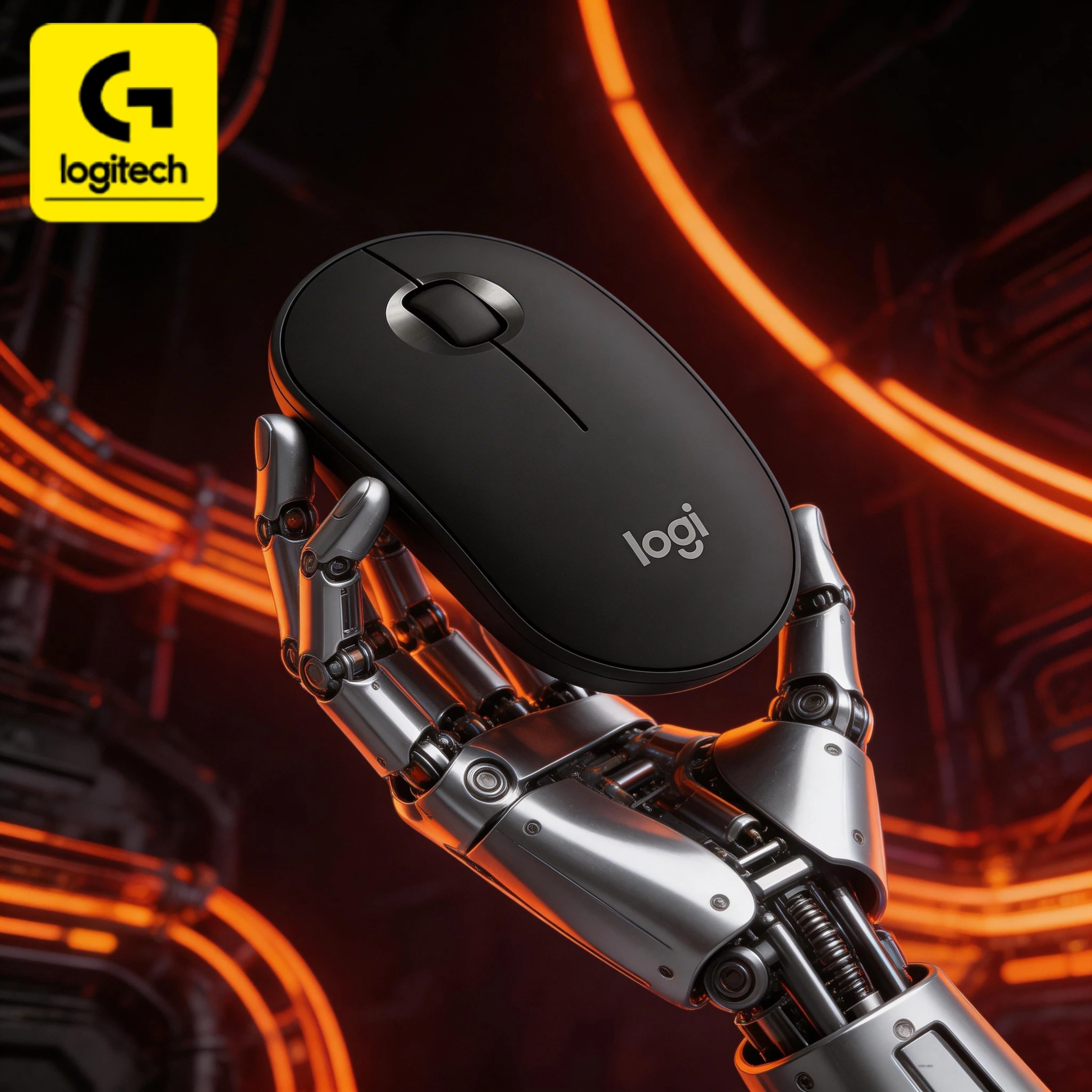 Logitech M350 Office Mouse, featuring a slim body and a matte surface, combining excellent texture with practicality.