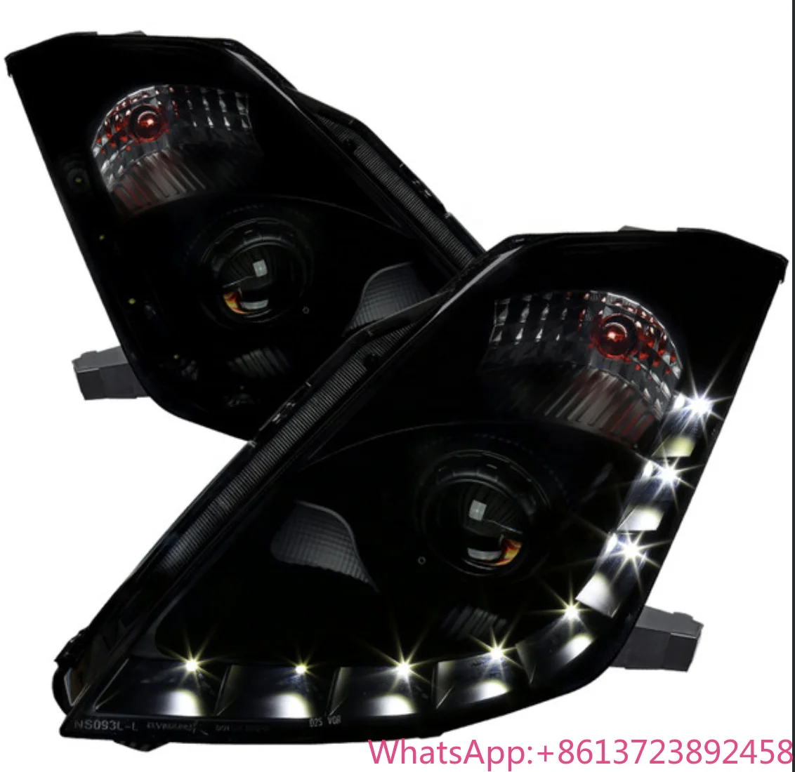 

Hot-selling Front light SMD LED Light Strip Projector Headlights FOR 2006-2009 Nissan 350Z (Black Housing/Smoke Lens)