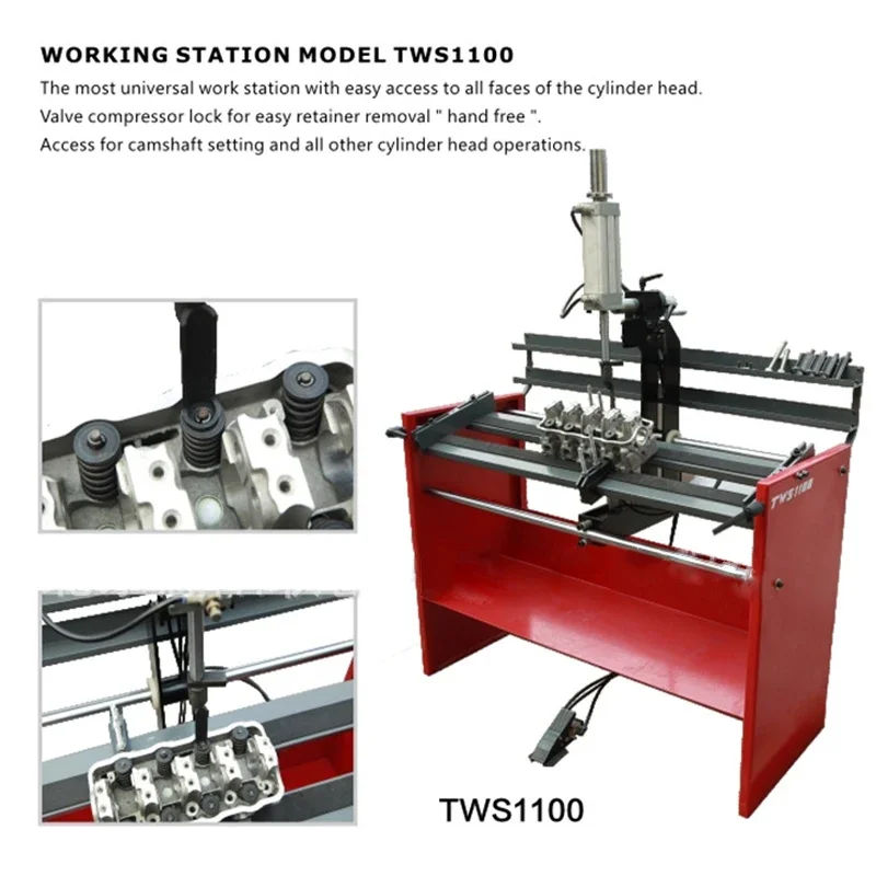 Cylinder head spring disassembly and assembly machine Automobile engine valve spring remover press installation equipment