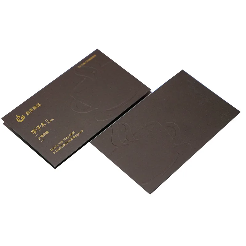 Customized. Business Card Printing Card Gilding Special Paper Business Card Design Business Card Making Cardboard