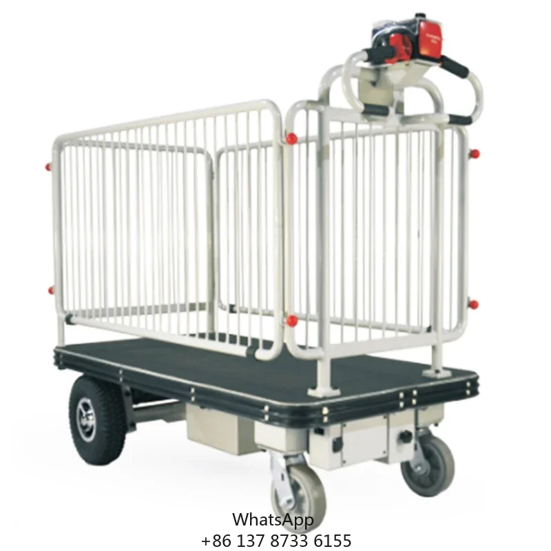 Electric Power Platform Cart Manufacture Handling Electric Mini Dumper Trolley Hand Truck Electric Platform Cart Material