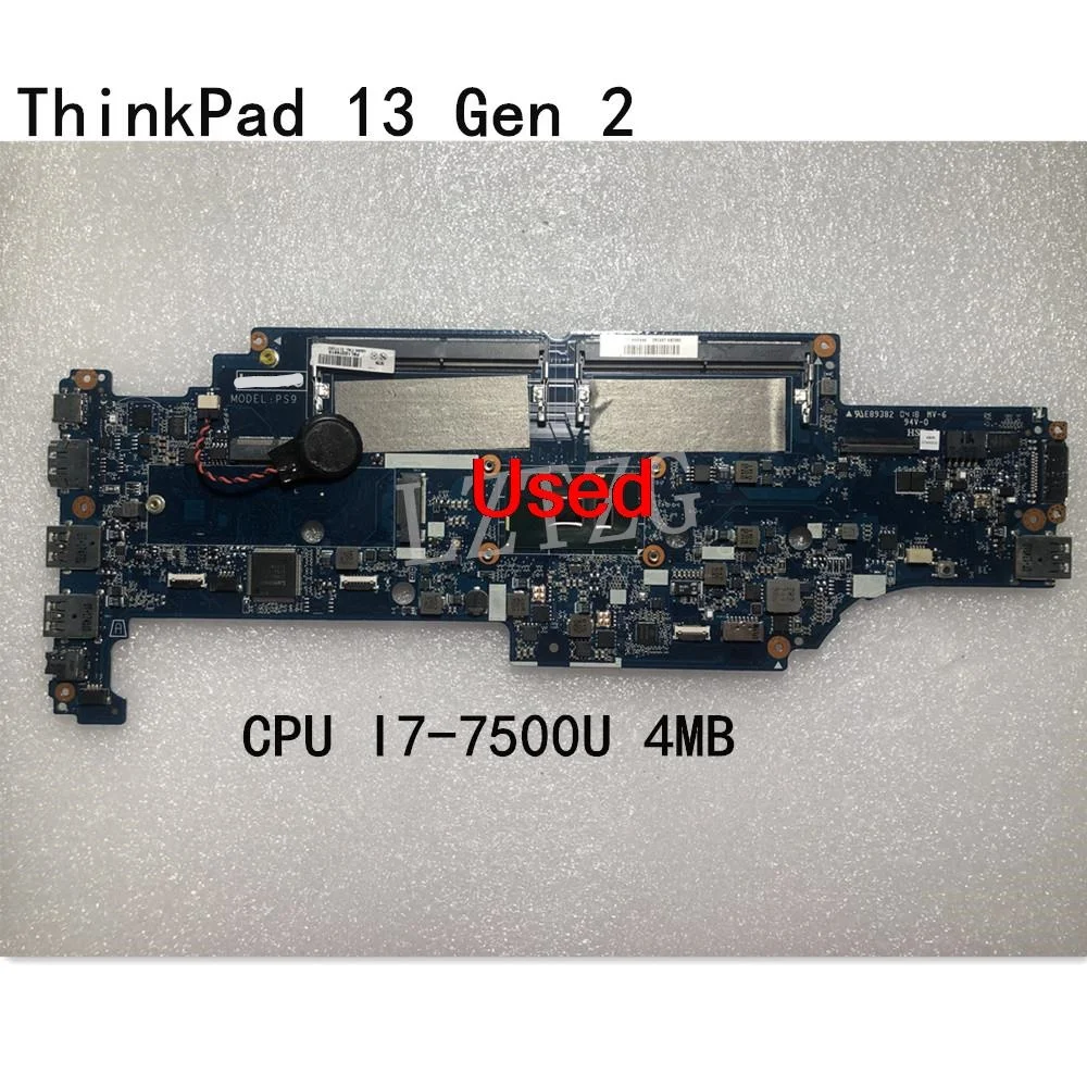 Used For Thinkpad 13 Gen 2  YOGA S2 Laptop Motherboard CPU I7-7500U  4MB  FRU 01YT020 01HW973 01YT023