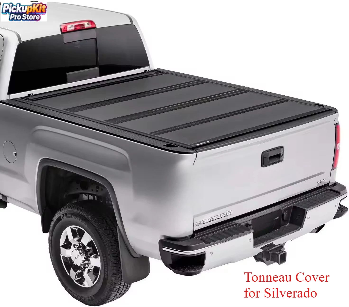 

Hot Selling High Quality Hard Four Fold Hard Cover Pickup Truck Bed Cover for Silverado Sierra 5.8ft