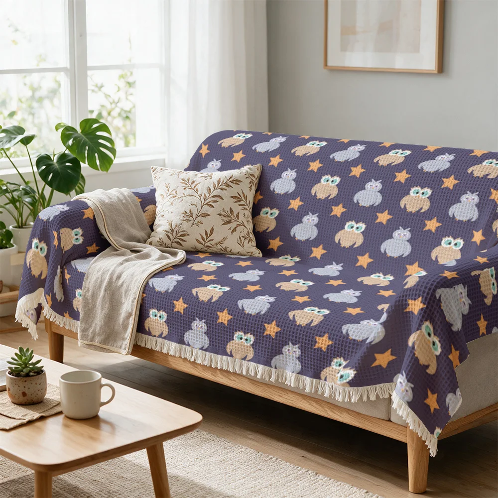 Best Cute Cartoon Animal Pattern Throw Blanket Sofa Throw Couch Decor for Living Room Cozy Home Fall Winter Accent