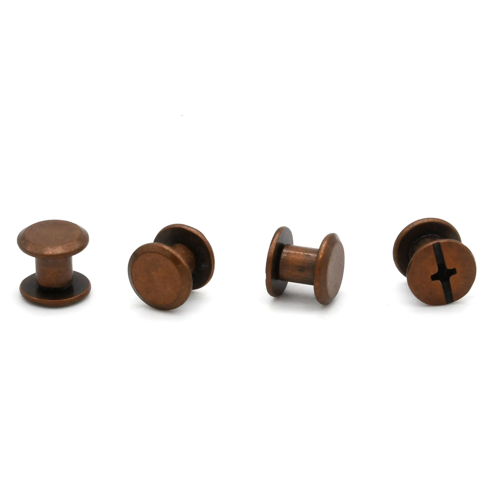 Metal Chicago Screws Steel Belt Screw Fasteners Studs Binding Rivets for Photo Album Calendar Menu Belt Notebook Accessories