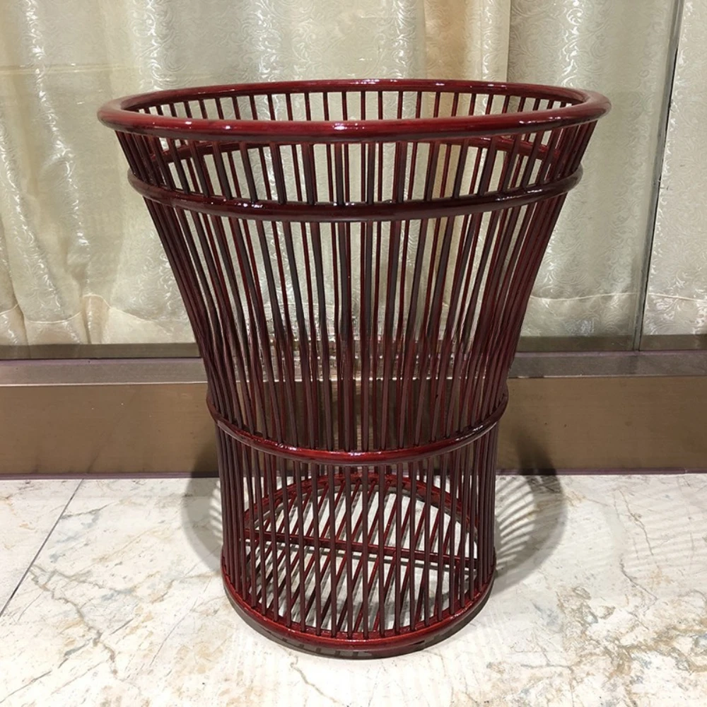 SI6K bamboo rattan weaving technology Hotel room towel storage basket linen baset handmade bamboo baskt dirty clothes asket s